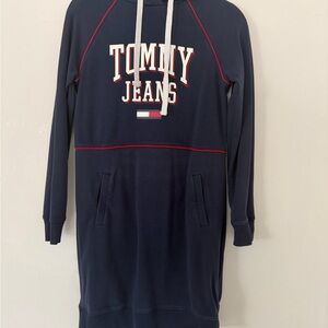 Tommy Hilfiger Navy and Red Hoodie
